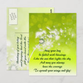 Carte postale personnalisée de la prière irlandais (Devant / Derrière)