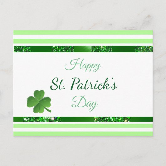 Carte postale personnalisée de la St Patrick's Day (Devant)