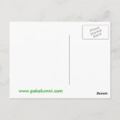 Carte postale personnalisée de l'Aïd Moubarak (Dos)