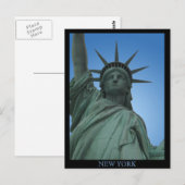 Carte postale personnalisée de l'état de Liberty N (Devant / Derrière)