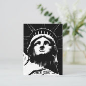 Carte postale personnalisée de l'état de Liberty N (Debout devant)