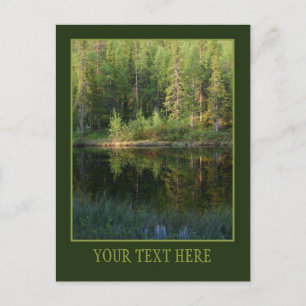 Carte postale personnalisée de Nature Reflections