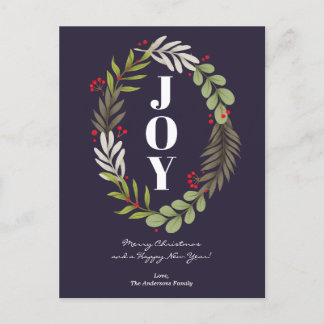 Carte postale personnalisée de Noël
