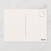 Carte postale personnalisée - Écrivez votre propre (Dos)