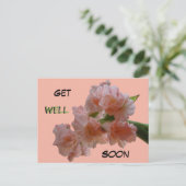 Carte postale personnalisée Gladioli Pastel Meille (Debout devant)