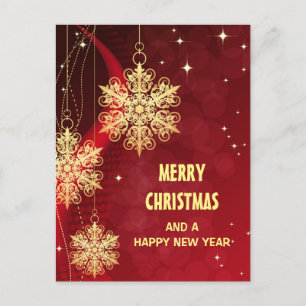 Carte postale personnalisée "Joyeux Noël"