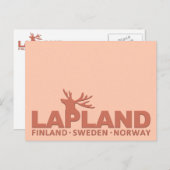 Carte postale personnalisée LAPLAND (Devant / Derrière)