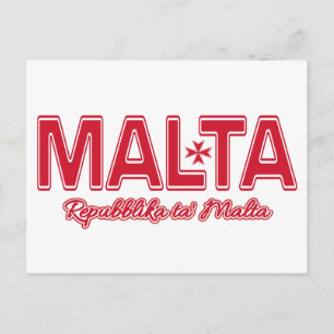 Carte postale personnalisée MALTA