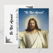 Carte postale personnalisée "Ne pas avoir peur" (Devant / Derrière)