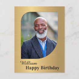 Carte postale personnalisée Photo Anniversaire