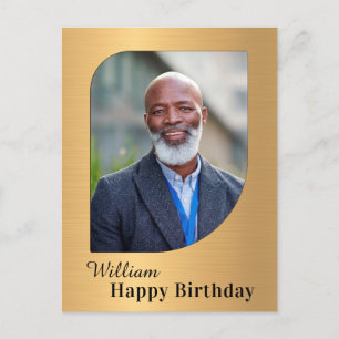 Carte postale personnalisée Photo Anniversaire