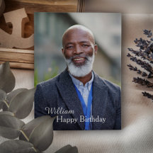 Carte postale personnalisée Photo Anniversaire