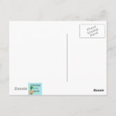 Carte postale personnalisée pour autobus scolaire (Dos)