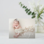 carte postale personnalisée pour bébé (Debout devant)