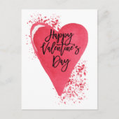 Carte postale personnalisée pour la Saint-Valentin (Devant)