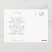 Carte postale personnalisée SailAway (Dos)