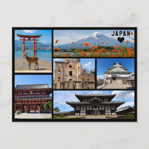 Carte postale personnalisée : Salutations de Japan