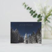 Carte postale personnalisée Sky Winter (Debout devant)