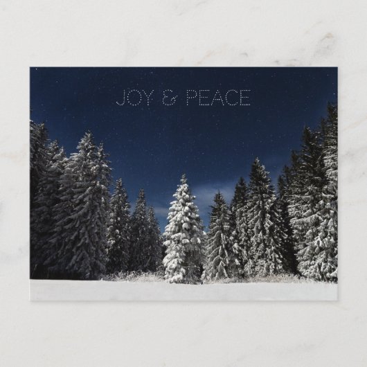 Carte postale personnalisée Sky Winter (Devant)