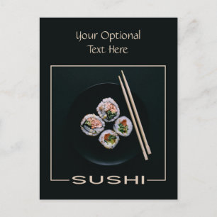 Carte postale personnalisée Sushi