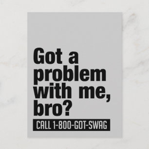Carte postale personnalisée SWAG