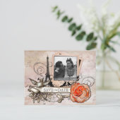 Carte postale personnalisée thème antique Paris (Debout devant)