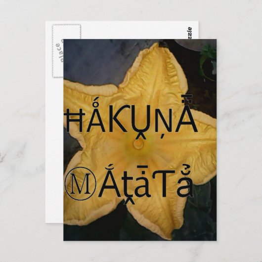 Carte Postale Personnaliser (Devant / Derrière)