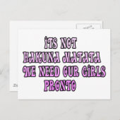 Carte Postale Personnaliser (Devant / Derrière)