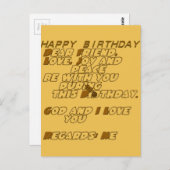 Carte Postale Personnaliser (Devant / Derrière)