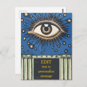 Carte Postale Personnaliser Big Eye, modifier le texte (Devant / Derrière)