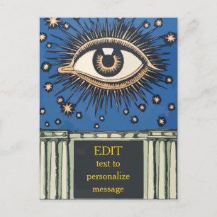 Carte Postale Personnaliser Big Eye, modifier le texte