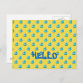 Carte Postale Personnaliser Blue Rubber Ducks par storeman (Devant / Derrière)