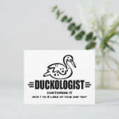 Carte Postale Personnaliser Canard (Debout devant)
