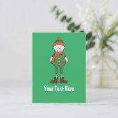 Carte Postale Personnaliser ce Cool Snowman (Debout devant)