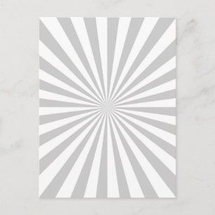 Carte Postale Personnaliser classique Grey Burst Roue de rotatio