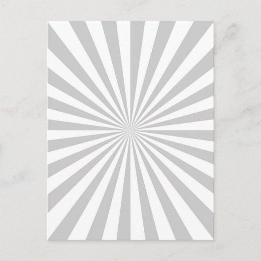 Carte Postale Personnaliser classique Grey Burst Roue de rotatio (Devant)
