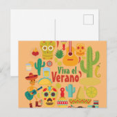 Carte Postale Personnaliser Cool Mexique Monuments Design (Devant / Derrière)