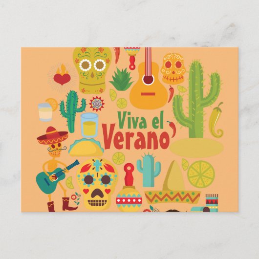 Carte Postale Personnaliser Cool Mexique Monuments Design (Devant)