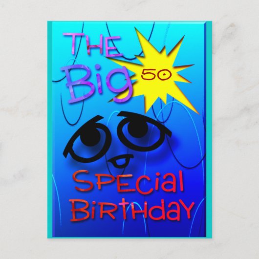 Carte Postale Personnaliser de l'âge (Devant)