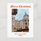 Carte Postale Personnaliser le marché de Noël Munich Allemagne (Devant)