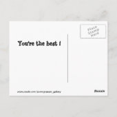 Carte Postale Personnaliser les enseignants ont une classe : (Dos)