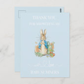 Carte Postale Personnaliser Merci Pierre le lapin (Devant / Derrière)