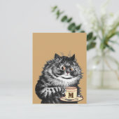 Carte Postale Personnaliser Mug Initial, Louis Wain (Debout devant)