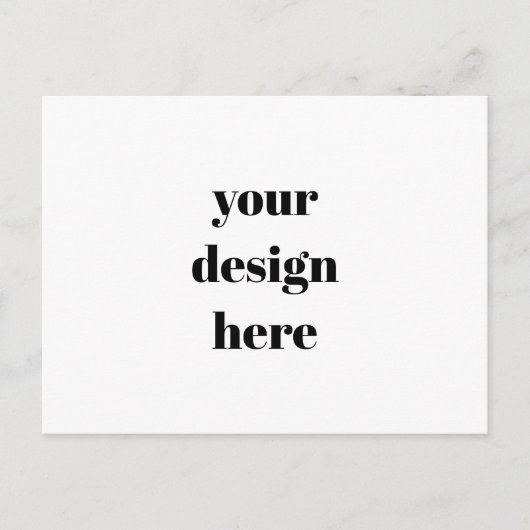 Carte Postale Personnaliser ou Customiser (Devant)