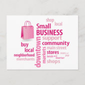 Carte Postale Personnaliser Petites entreprises (Devant)