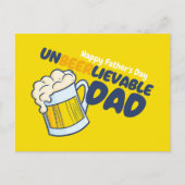 Carte Postale Personnalisez la Fête des Pères | Papa incroyable (Devant)