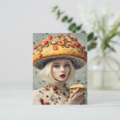 Carte Postale Personne de nourriture drôle (Debout devant)