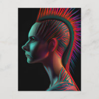 Personne dystopique avec Mohawk