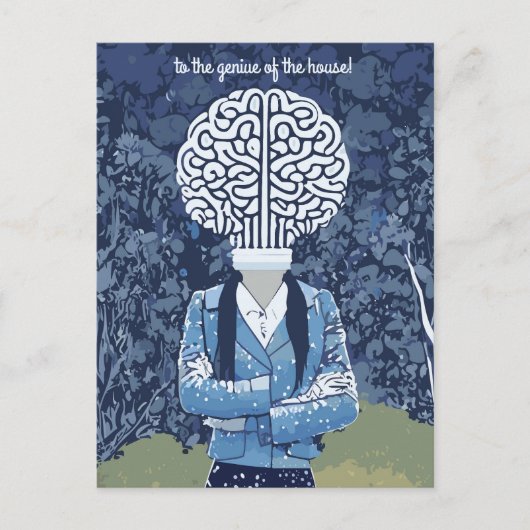 Carte Postale Personne intelligente (Devant)