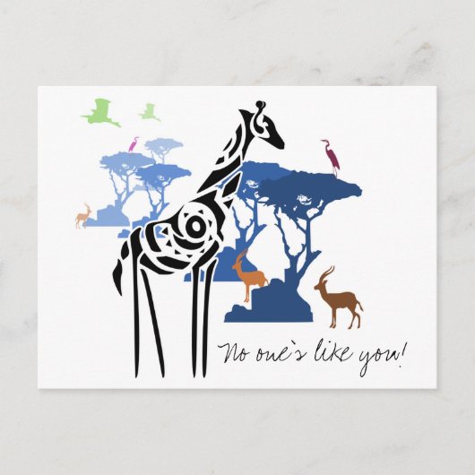 Carte Postale Personne n'est comme toi ! (Devant)